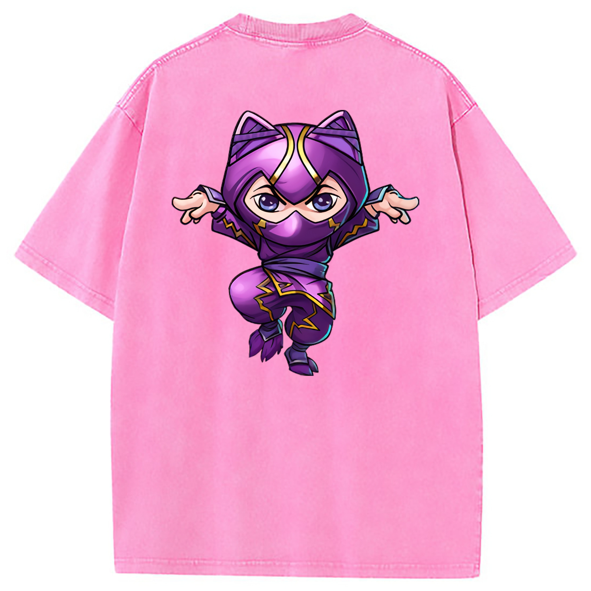 （画像用） リーグ・オブ・レジェンド League of Legends LOL 綿100% ヴィンテージ風 半袖Tシャツ（背面プリント）